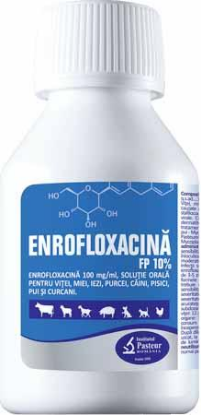 Poza cu ENROFLOXACINA FP 10% solutie orala 100 ml